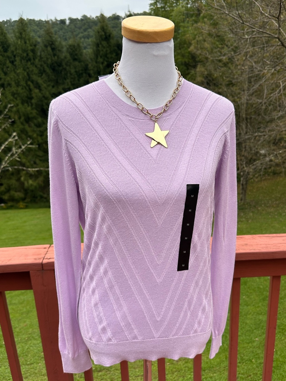 Banana Republic Lilac Crew Neck Women's Sweater
